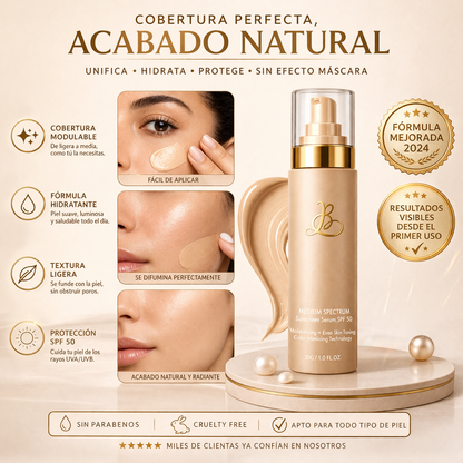 ✨ Base de Maquillaje 4 en 1 SPF50+ ✨